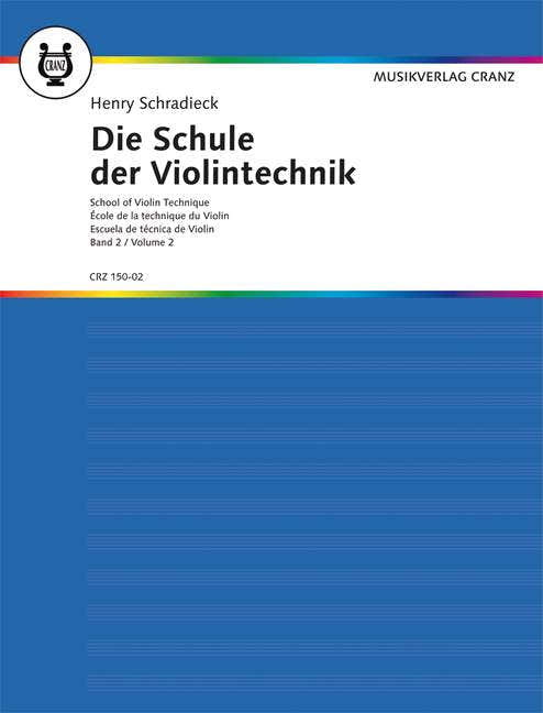 Schradieck Heinrich - Ecole De La Technique Du Violon Vol.2