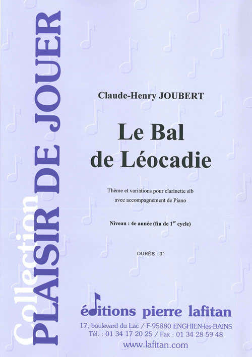 Le Bal De Léocadie Clarinette - Joubert