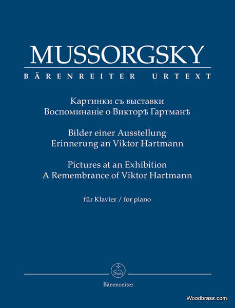 Mussorgsky M. - Pictures At An Exhibition A Remembrance Of Viktor Hmann - Piano