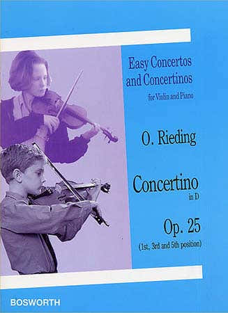 Rieding Oscar - Concertino Op.25 En Re Majeur - Violon Piano