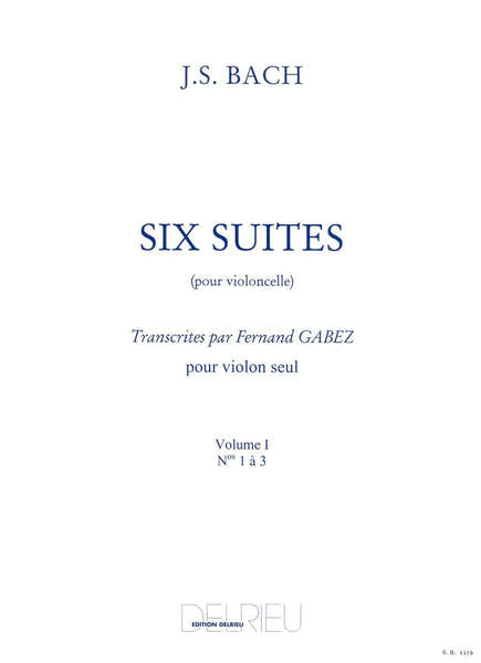Bach J.S. - Suites (6) Vol.1 - Violoncelle
