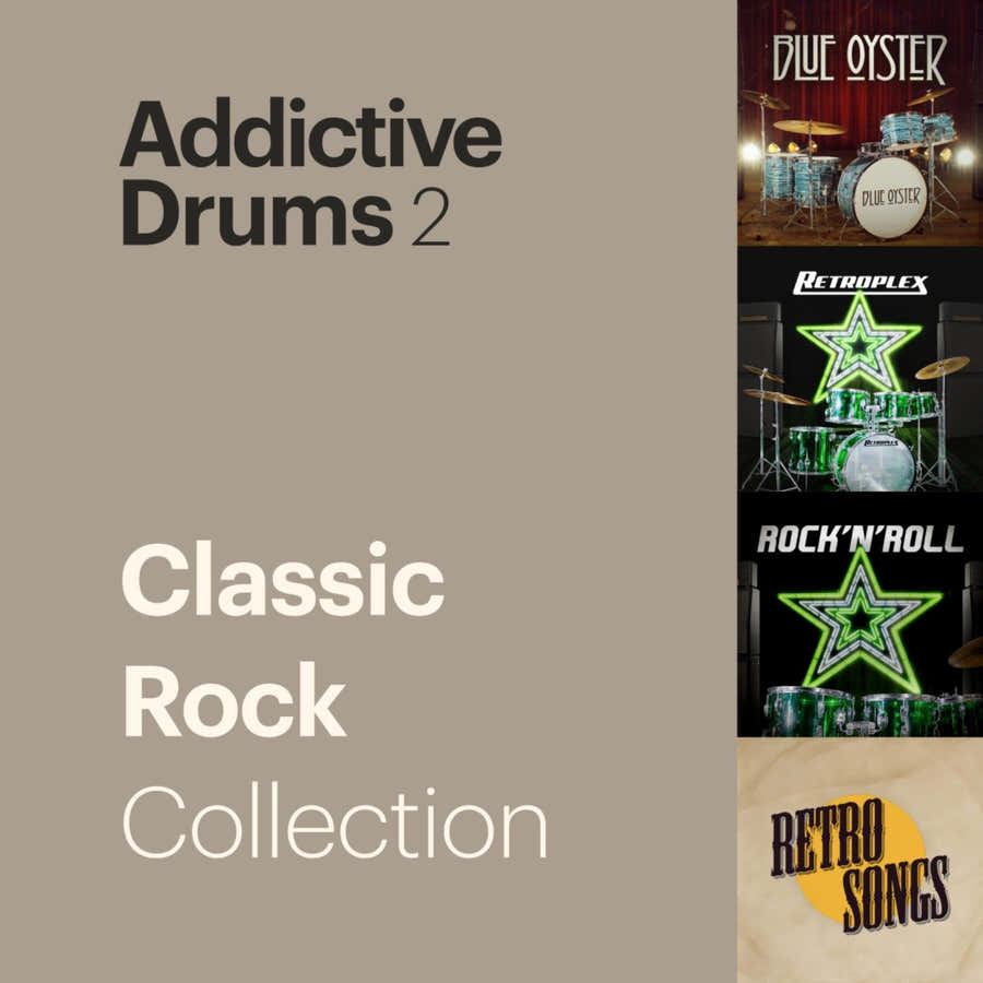 Addictive Drums 2 Coleção Classic Rock