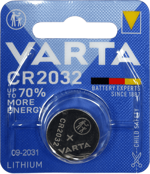 Varta CR2032 LITHIUM BATTERY (BLISTER PACK OF 1)