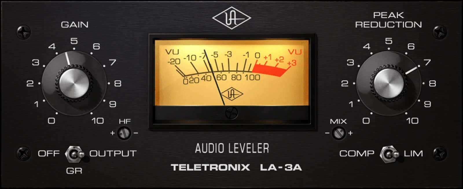 UAD Teletronix LA-3A Nivelador de áudio clássico
