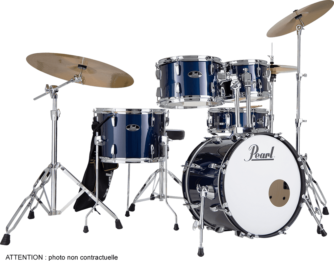 ROADSHOW JAZZ 18 + B-50 ROYAL BLUE METALLIC + SOLAR CYMBALS