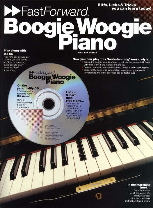 Worrall Bill - Fast Forward - Boogie Woogie + CD - Piano