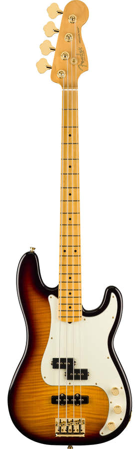 PJ Bass American Professional II LTD 75 Anni MN Sunburst de 2 cores
