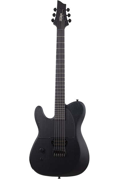 Schecter Pt Black Ops Lh Preto acetinado poro aberto