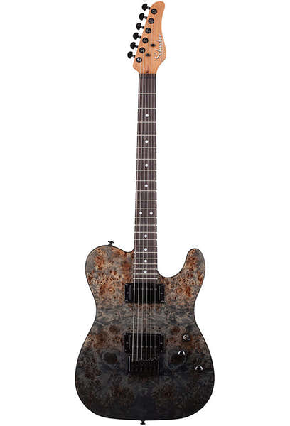 Pt Standard Preto Fade Burst Raiz