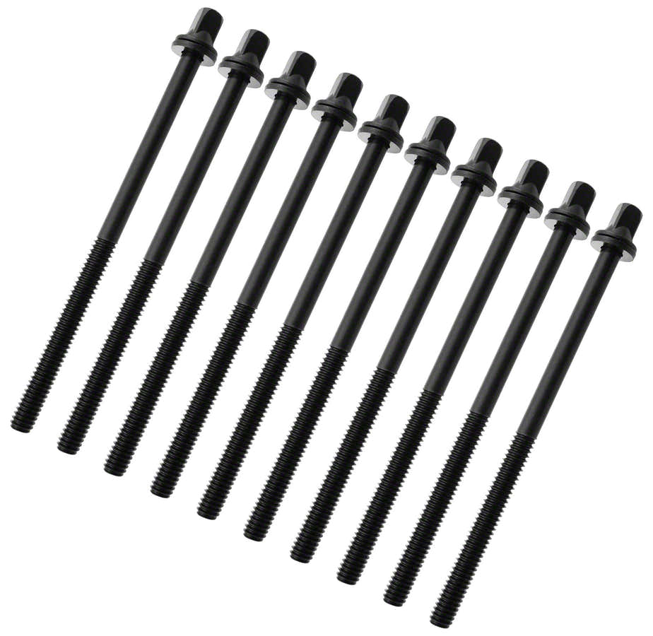 TRC-90W-BK - 90MM TENSION ROD BLACK WITH WASHER - 7/32" THREAD (X10)