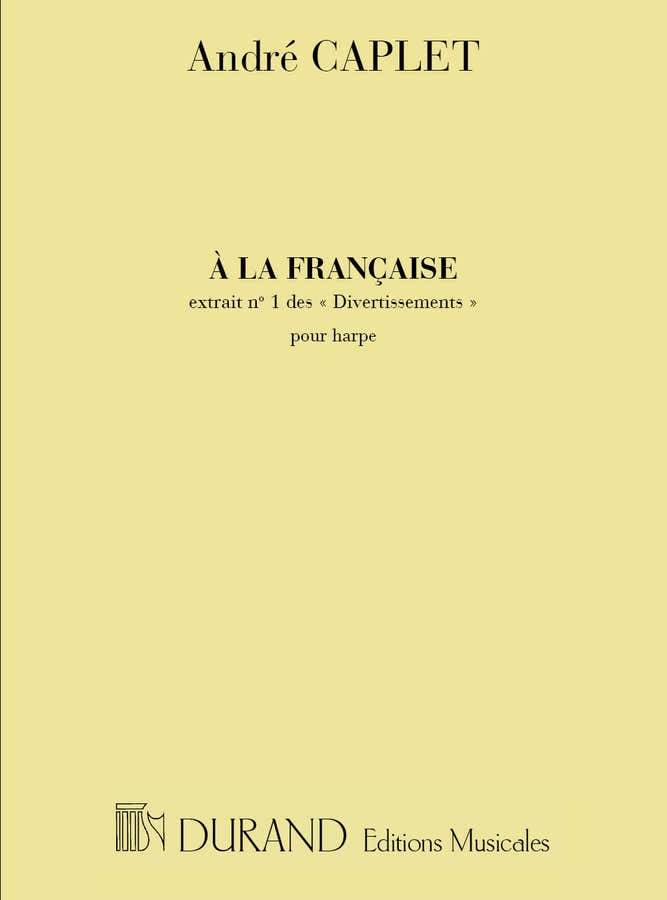 CAPLET - DIVERTISSEMENT A LA FRANCAISE - HARPE