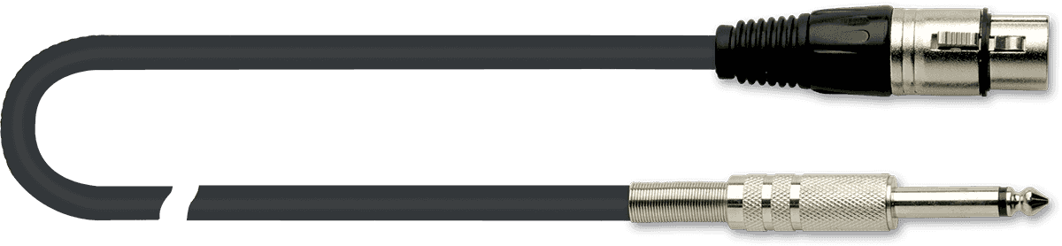 MX777-9 XLR FEMALE CABLE - 9M MONO JACK