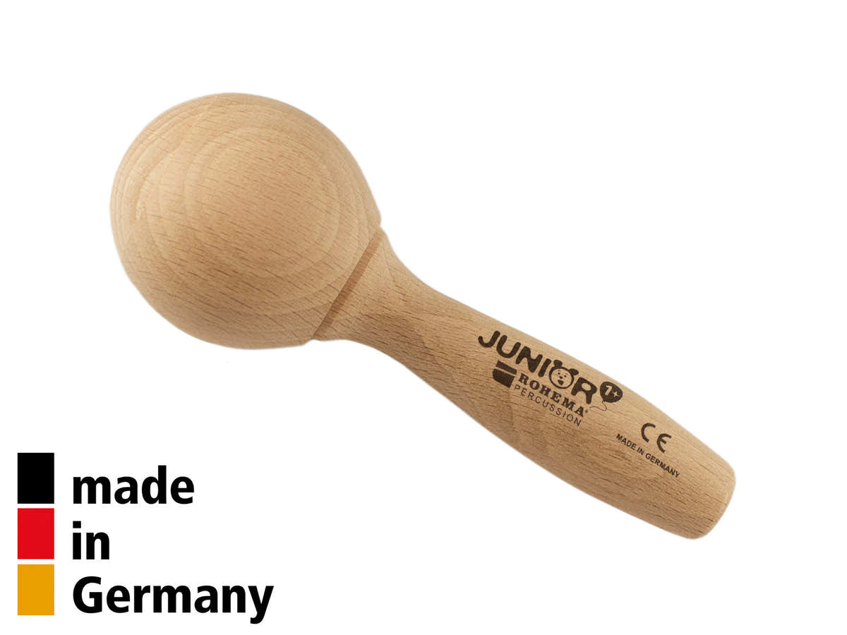Mini Maracas Faia 13CM - Acabamento Natural - 1+