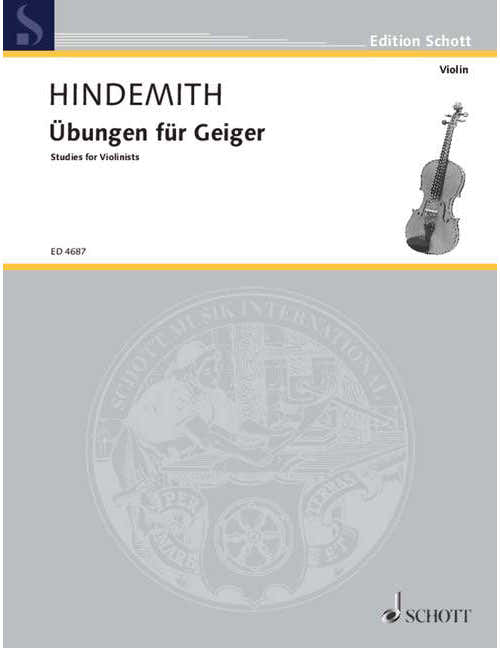 Hindemith - Studies For Violinists - Violon