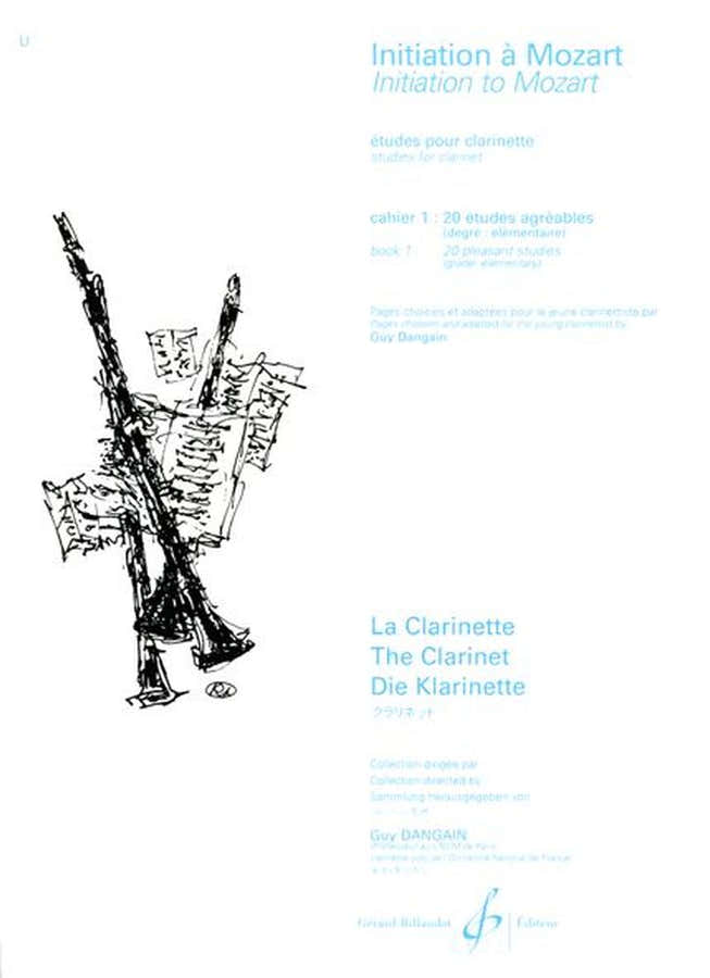 Iniciação a Mozart Vol.1 Clarinete - Dangain