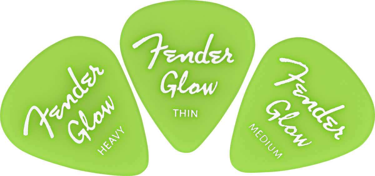 Palhetas fluorescentes 351 Pack de 12