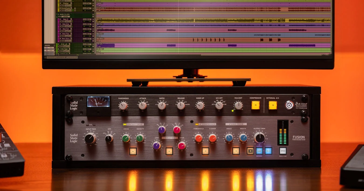 Solid State Logic lance le SSL Bus Comp Classic, un compresseur de bus à Drive variable