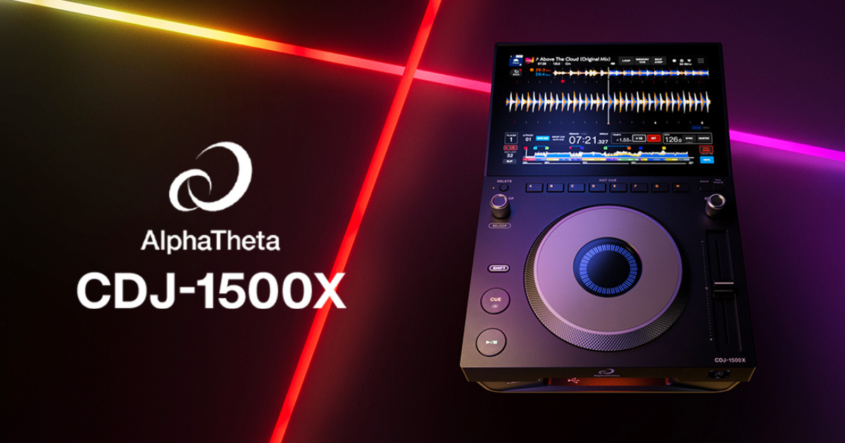AlphaTheta CDJ-1500X : la puissance du CDJ-3000X en format compact