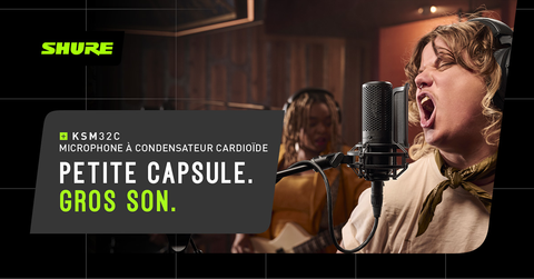 Shure KSM32C-SM: o microfone de condensador neutro por excelência
