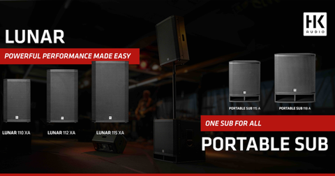 HK Audio LUNAR e PORTABLE SUB: sonorização plug-and-play