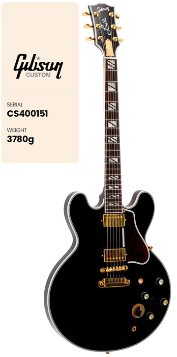 Lucille Signature B.B. King Legacy Transparent Ebony CS MC #CS400151 B-Stock