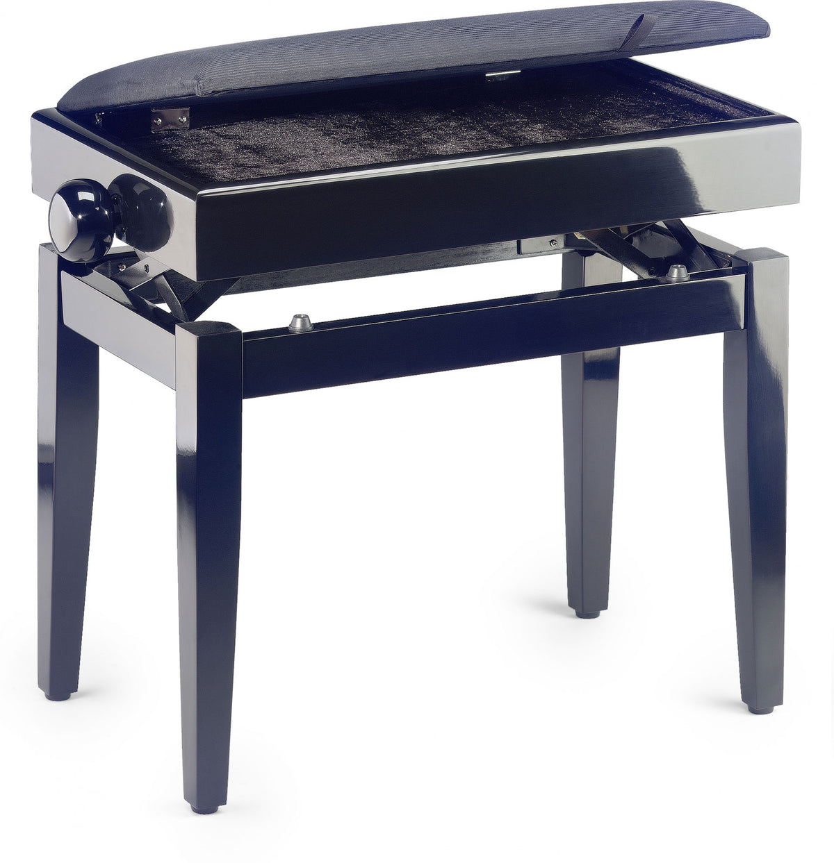 Stagg Banco para teclado PB55 BKP VBK Preto brilhante