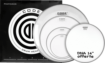 Pack Completo DNA Clear 10/12/16/22 + 14" DNA Revestida