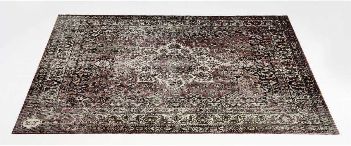 VPCLB-CLW Tapete Vintage Persian Club Series 1.63 X 1.42M Antiderrapante Clássico Desgastado