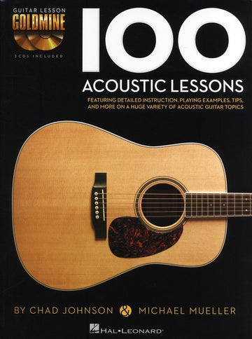 GUITAR LESSON GOLDMINE - 100 ACOUSTIC LESSONS - GUITAR TAB