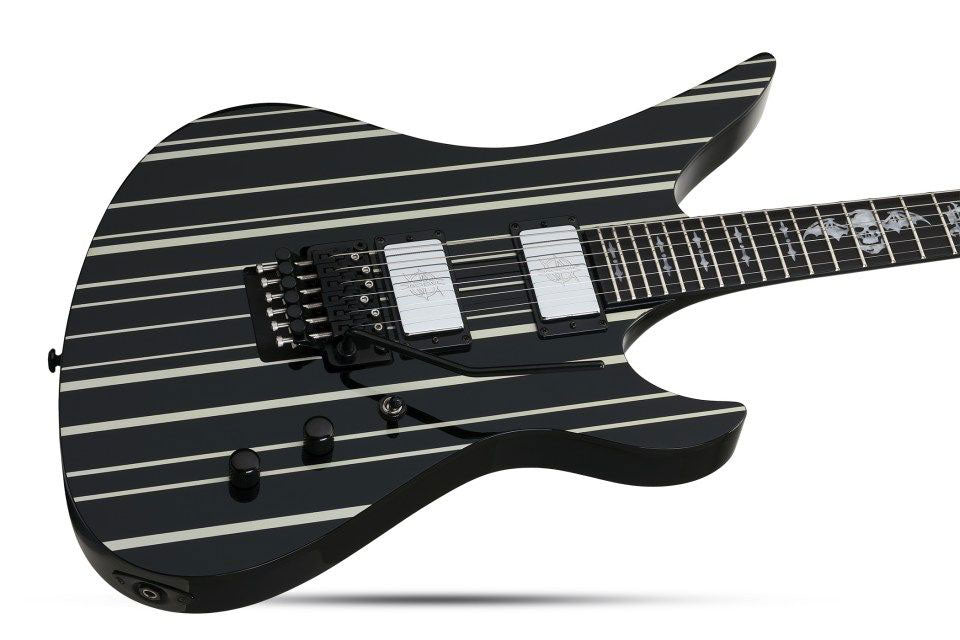 Custom Synyster Gate Signature Preto Prateado