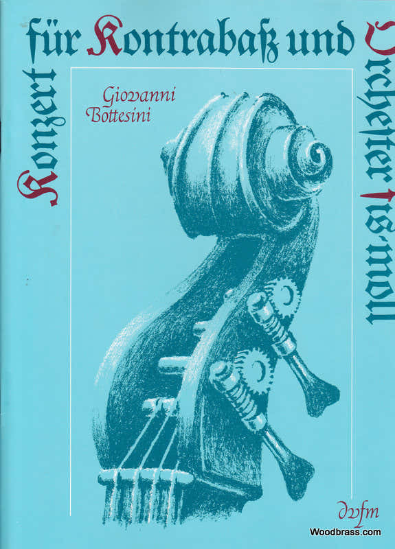 Deutscher Verlag FR Musik Bottesini G. - Konzert FüR Kontrabass FIS-moll - Contrebasse & Piano
