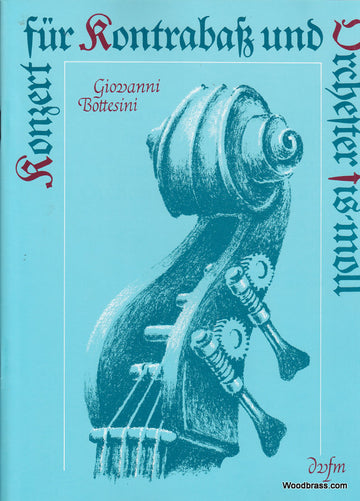 Deutscher Verlag FR Musik Bottesini G. - Konzert FüR Kontrabass FIS-moll - Contrabaixo & Piano
