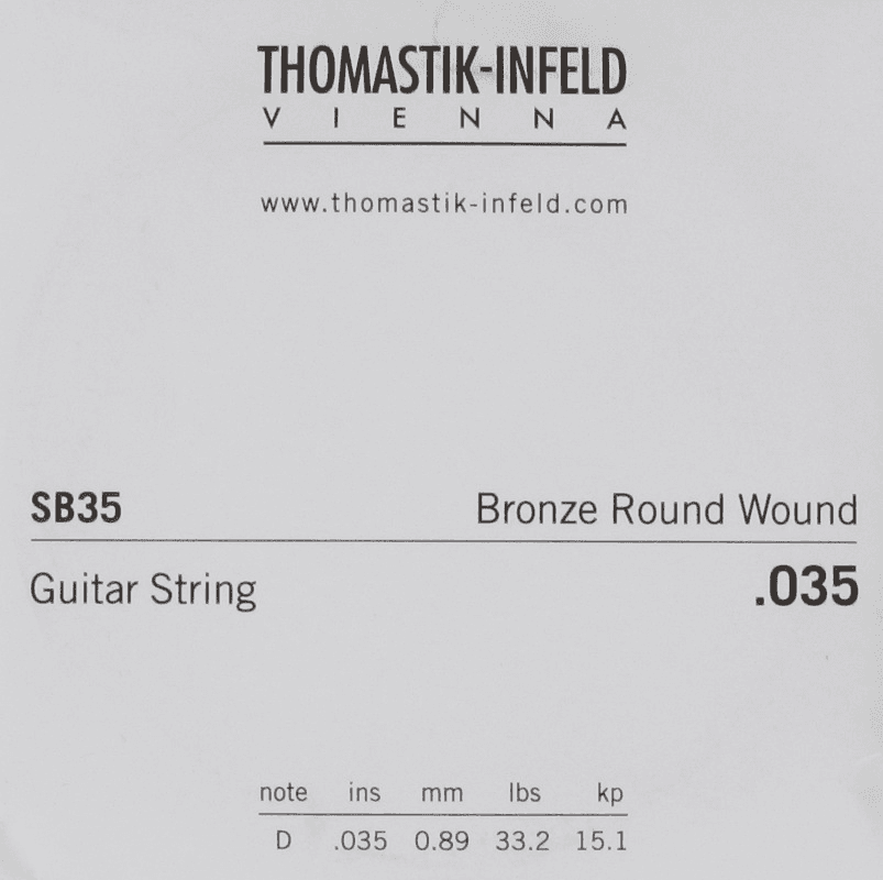 STRINGS ACOUSTIC GUITAR SPECTRUM RETAIL STRINGS .035 RW