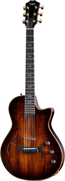 T5z Custom Tampo de koa havaiano, degradé sombreado nas bordas
