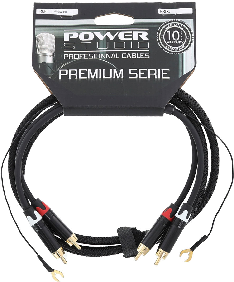 AUDIO CABLE DOUBLE RCA 60 CM