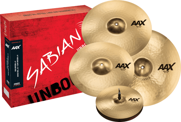25005XCPB Pack AAX Promotional Set 14/16/21 + 18" +90 DIAS DE TESTE DRUMEO