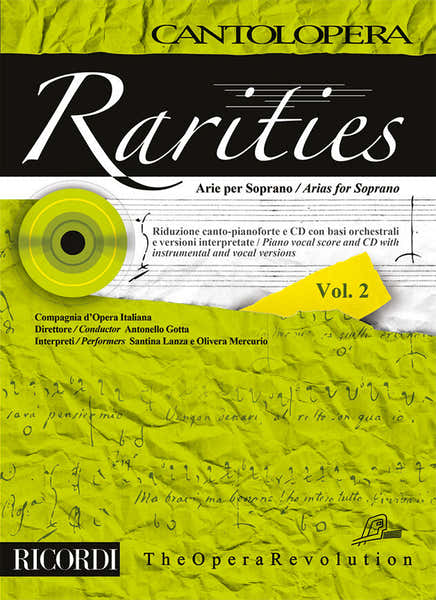 Cantolopera: Rarities - Arie Per Soprano Vol. 2