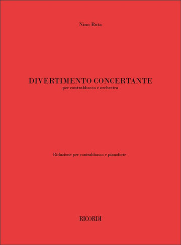 Rota - Divertimento Concerte - Contrebasse Piano