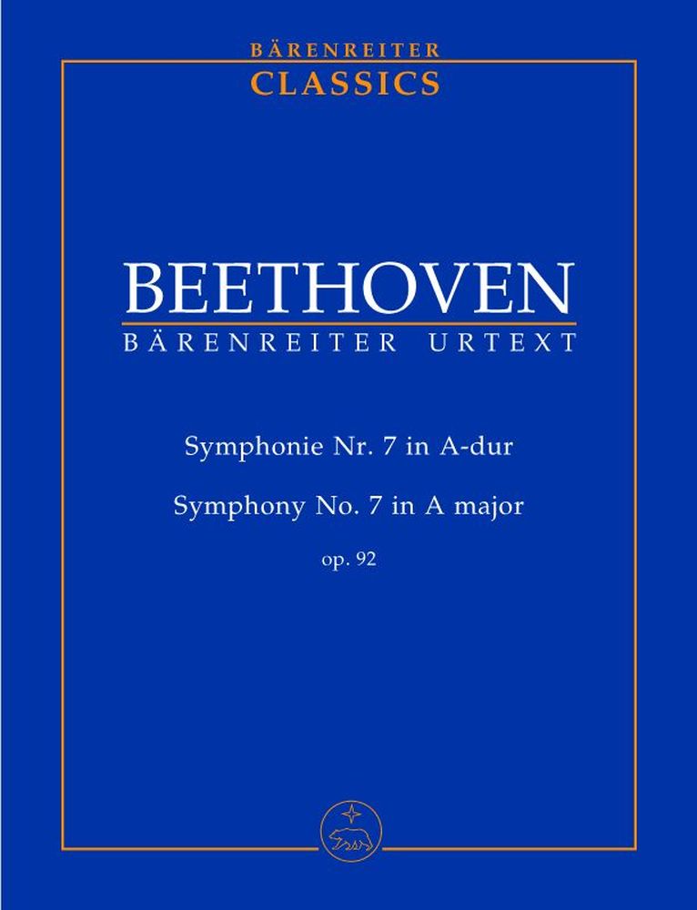 Beethoven L.von - Symphonie N°7 En La Majeur Op.92 - Partitura de bolso