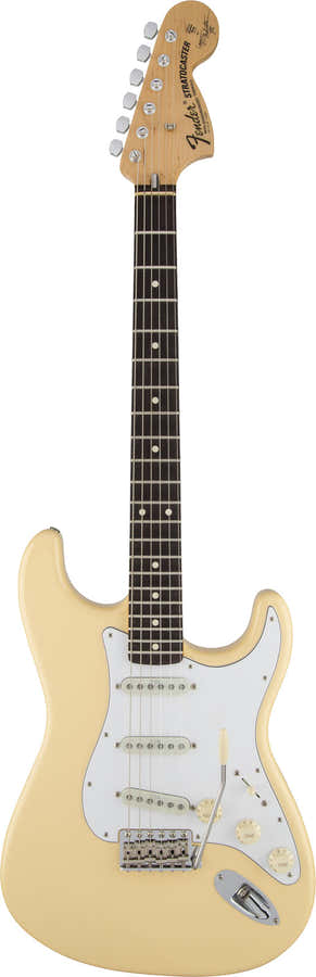 Yngwie Malmsteen Stratocaster, Scalloped Rw, Vintage White