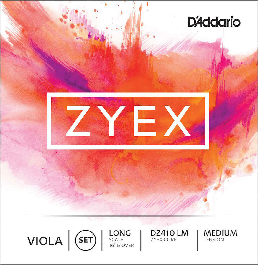 ZYEX VIOLA STRING SET LONG SCALE MEDIUM TENSION