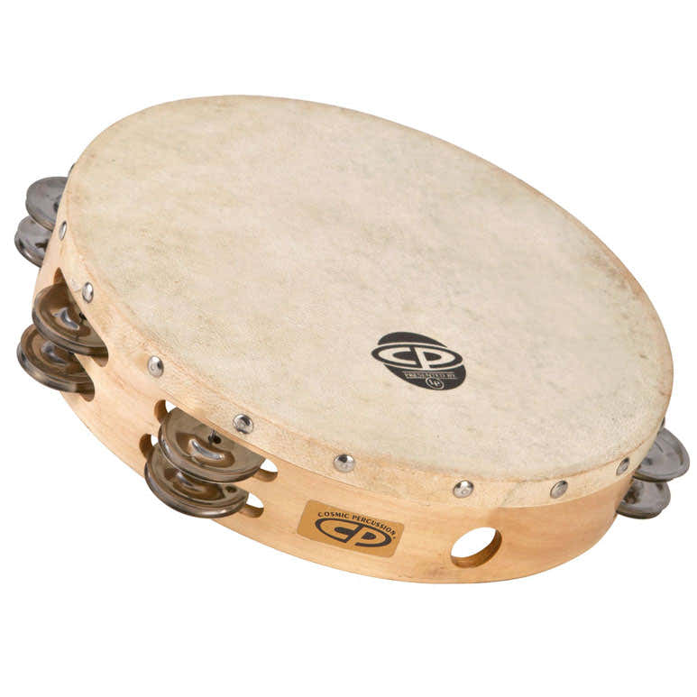 CP380 PANDEIRETA CP MADEIRA 10" DOBRO FILA