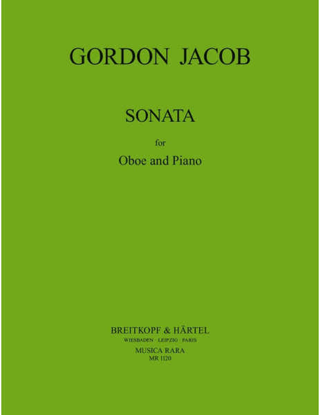 Jacob - Sonata - Hautbois et Piano