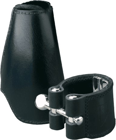 LIGADURA DE COURO DO BABETE ALEMO E CAPA DE BOQUILHA - LC25L