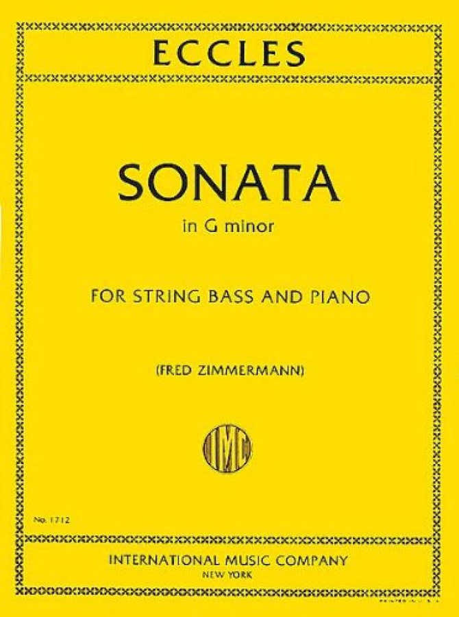 Eccles Henry - Sonata em sol menor - Contrabaixo e piano
