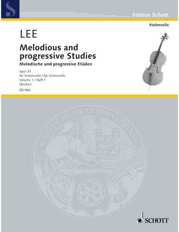 Lee - Etudes Mélodiques et Progressives Op. 31 - Violoncelo