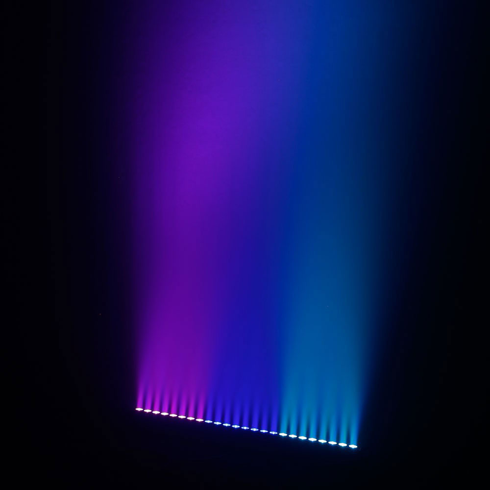 TRIBAR 400 IR - BARRA LED TRICOLOR (RGB) 24 X 3 W CAIXA PRETA COM CONTROLE REMOTO INFRAVERMELHO