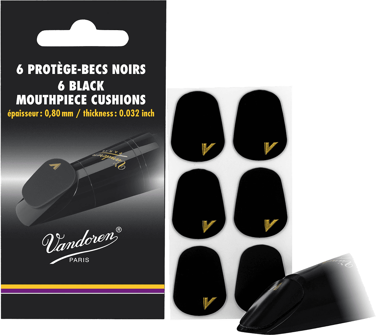 Protetores de Boquilha Pretos (X6 Peças)
