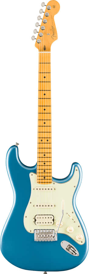 American Professional Classic Stratocaster HSS MN Azul Lake Placid desbotado