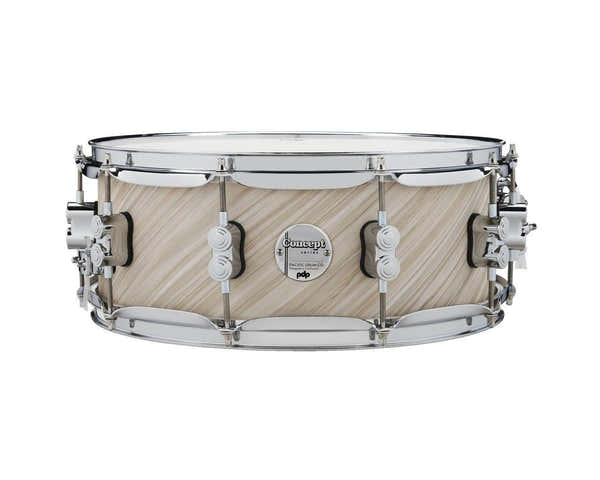 PDP By DW SNARE DRUM CONCEPT MAPLE FINISH PLY 14 X 5,5" TWISTED IVORY PDCM5514STI